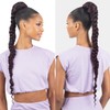 FreeTress Equal Drawstring Ponytail Box Braided Jumbo Braid Goddess Ponytail