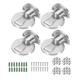 LOMETEB Tope Magnetico Acero Inoxidable Para Puertasimpermeable 4pcs