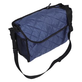 TOVINANNA Wheelchair Organizer Bag Portable Shoulder Strap Pouch with Multiple Pockets Durable Storage for Walkers for Daily Use and Rehabilitation Supplies Sleek Modern Design