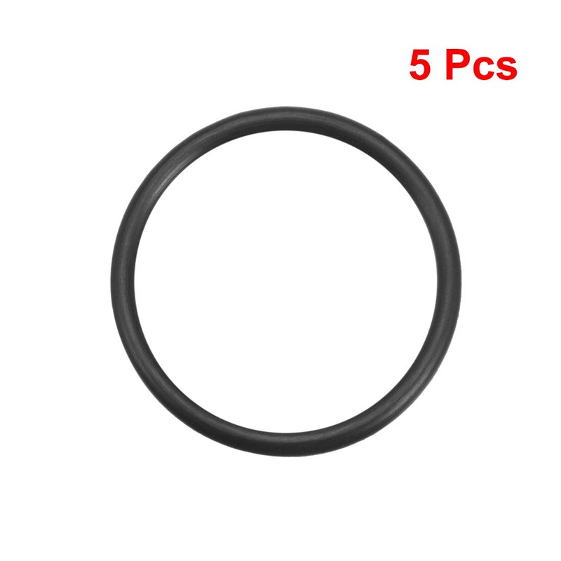 sourcing map Pack of 5 O-Rings Nitrile Rubber Seal Sealing