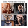 KS Cuerda/retractor De Entrenamiento De Tríceps+jaladera Tipo D
