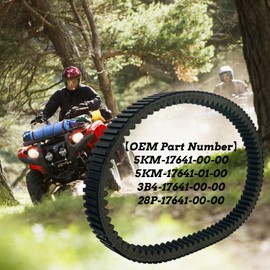 MOTOBULL Drive Belt 5KM-17641-00-00 Compatible with Yamaha Grizzly 550 660 700 Kodiak 700 Rhino 660 3B4-17641-00-00