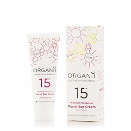 Organii Anti Ageing Facial Sun Cream with SPF 15 50 ml by Organii