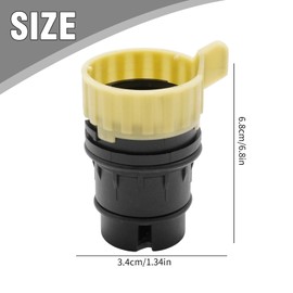 VIKKSAER 1402770095 Auto Transmission Oil Filter Oil Pan Gasket and Plug Adapter, Replacement for Mercedes 722.6, Replaces 1402710080 2035400253