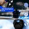 Diamond Shine 3-Pack Firm Drill Brush Attachment - Turns Drill