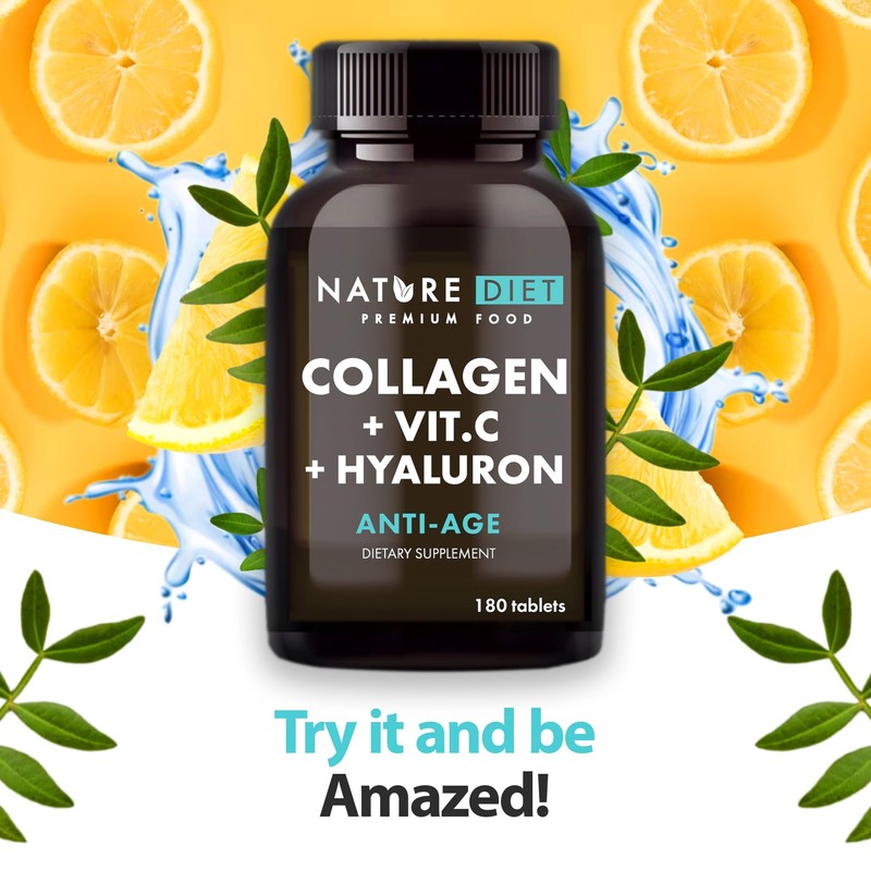 Nature Diet - Collagen with Hyaluronic Acid and Vitamin C,