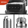 A-Premium Set of 4 Ignition Coil Pack and Iridium Spark