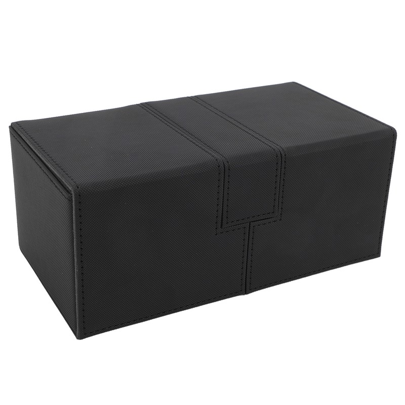 Card Deck Box with 3 Drawers Large Capacity Magnetic Closure