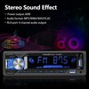 Single Din Car Stereo Marine Radio Bluetooth Hands Free Calling