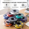 250g PLA Filament 1.75mm, 3D Printer Filament Bundle for Beginners,