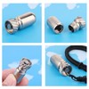 Titanium Small Pill Organizer Keychain Waterproof Pill Container Case Portable