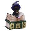 Nemesis Now Binx Small Witches Familiar Black Cat and Spellbook