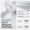 5-in-1 Cat Eye Gel Nail Polish 15ml, No Base or