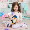 FLyifE 23 cm Cuddly Toy Penguin Plush, Penguin Soft Toy,