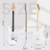 Electric Guitar, 39 Inch Solid Full-size Electric Guitar S-S-S Pickups