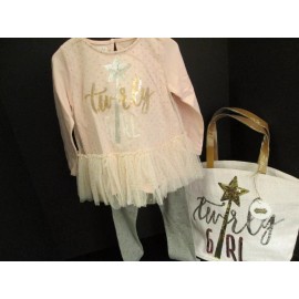 Mud Pie Sequin Tunic and Legging Set, Size 5T, and Matching Tote, Mud Pie, NWT