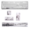 943 Landscape Pattern DIY Keycaps, Space Bar + ESC +