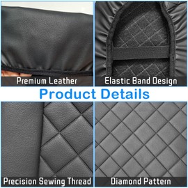 QianBao Compatible with Toyota RAV4 2006-2013 Leather Center Console Armrest Box Cover Interior Accessories Armrest Protector