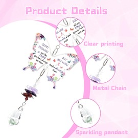 Butterfly Suncatcher, Suncatcher, Butterfly with Chain Crystal Friendship Gift for Special Friend, Gifts for Birthday Unique