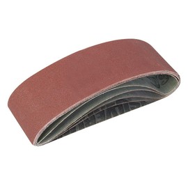 Silverline 310680 Sanding Belts 75 x 533 mm 5pce 40, 60, 2 x 80, 120G