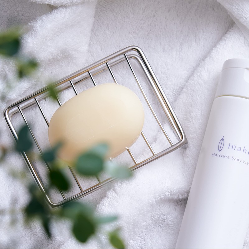 inaho Body Soap, Solid Soap, Rice Bran, 3.5 oz (100