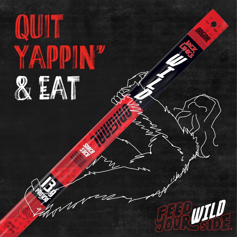 Jack Link's WILD Snack Sticks, Original - Protein Snack Sticks