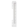 TUL Discbound Plastic Ruler, 7 Inches, Clear