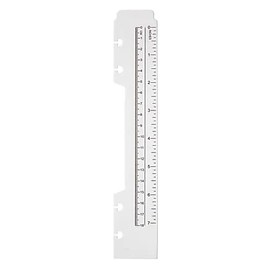 TUL Discbound Plastic Ruler, 7 Inches, Clear