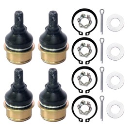 DingRan Ball Joint Fit For Honda 51375-HP5-601 51355-HN0-A00 Rancher 350 TRX350TM foreman 500 TRX500FRM TRX500FE TRX500FM Upper Lower 4 Pack