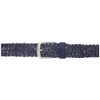 SCAMODA Braided belt made of 100% full leather for men