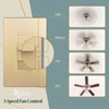 TOPGREENER Kalide Fan Speed Control Switch, 3-Speed Fan Wall Switch,