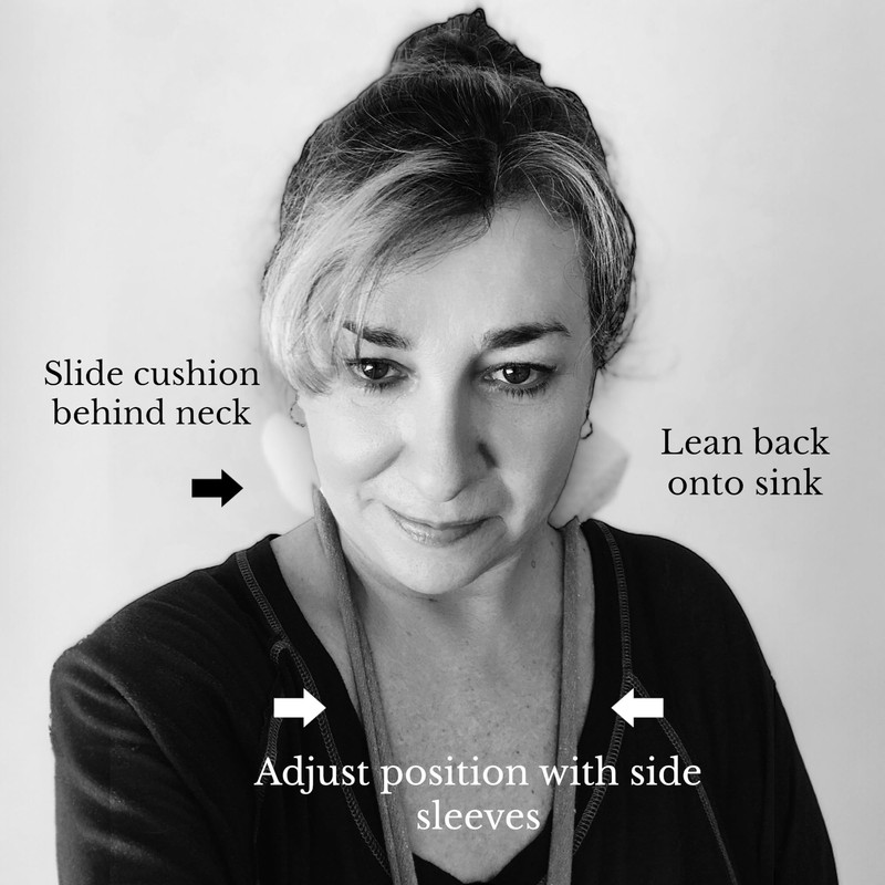 Basin Bliss Neck Rest Cushion – Soft Neck Support for