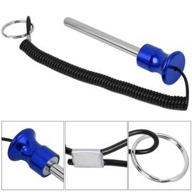Pasador de Pila de Pesas, Pasador de Pila de Pesas Magnético con Cuerda de Tracción Accesorios para Equipos de Entrenamiento de Fuerza (Azul)