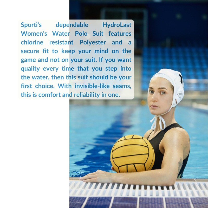 Sporti HydroLast Women's Water Polo Suit - Navy - 26