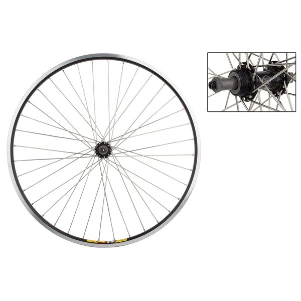WM Weinmann Zac19 Rear Wheel, 700x35, 36H, 5/6/7-spd , QR, Black MSW