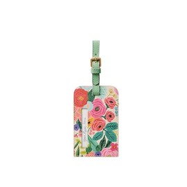 RIFLE PAPER CO. Garden Party Luggage Tag for Suitcase and Luggage, Travel Must Have Accessory for Women, Bag Tags Printed in Full Color with Foil Stamped Logo, 4.33" L × 2.75" W