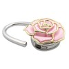 Vpang Purse Hook Purse Hanger Rose Flower Foldable Handbag Hanger