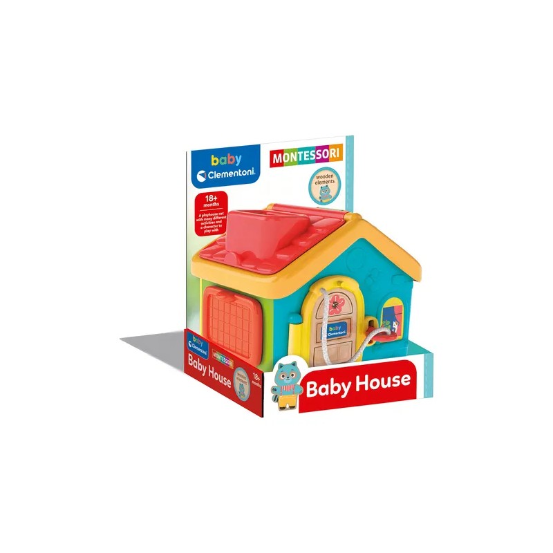 Juego Casa Didctica Montessori Con Actividades Para Bebs Color Azul