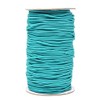 Mandala Crafts 2mm Aquamarine Elastic Cord for Jewelry Making -