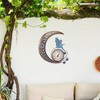 MUMTOP 16 Inch Fairy Indoor Outdoor Thermometer, Large Number Decorative