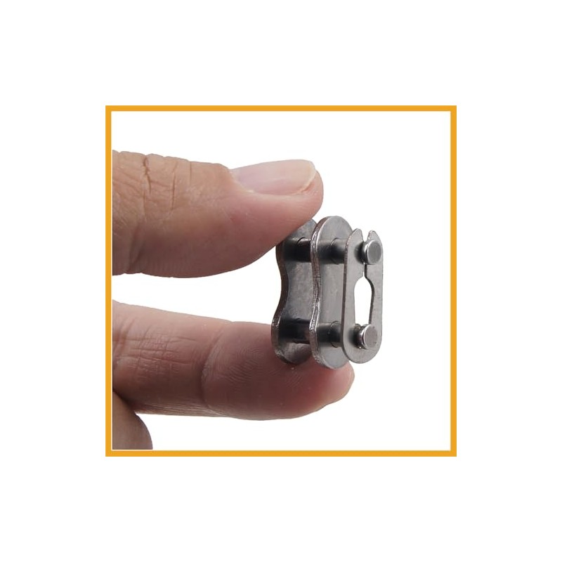 Partuto 2 Pcs 420 Chain Master Link 50cc 90cc Pit