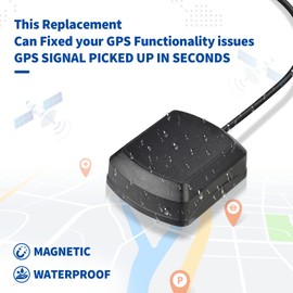 Eightwood Fakra C GPS Antenna with 3 Metre Fakra Extension Compatible with Car DVR GPS Module Tracking Antenna GPS Navigation System GPS Receiver Multi-Way