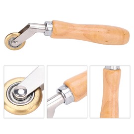 Gudalea Brass Pressure Roller, Hand Pressure Roller, Welding Hand Roller, Waterproof Membrane Material for Flattening the Waterproof Membrane, Corner Seam, Tarpaulin