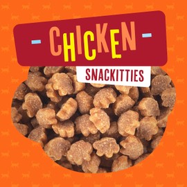 Fromm PurrSnackitty Chicken Flavor Snackitties Treats - Premium Soft & Savory Cat Treats - Pack of (3) 3 oz Bags