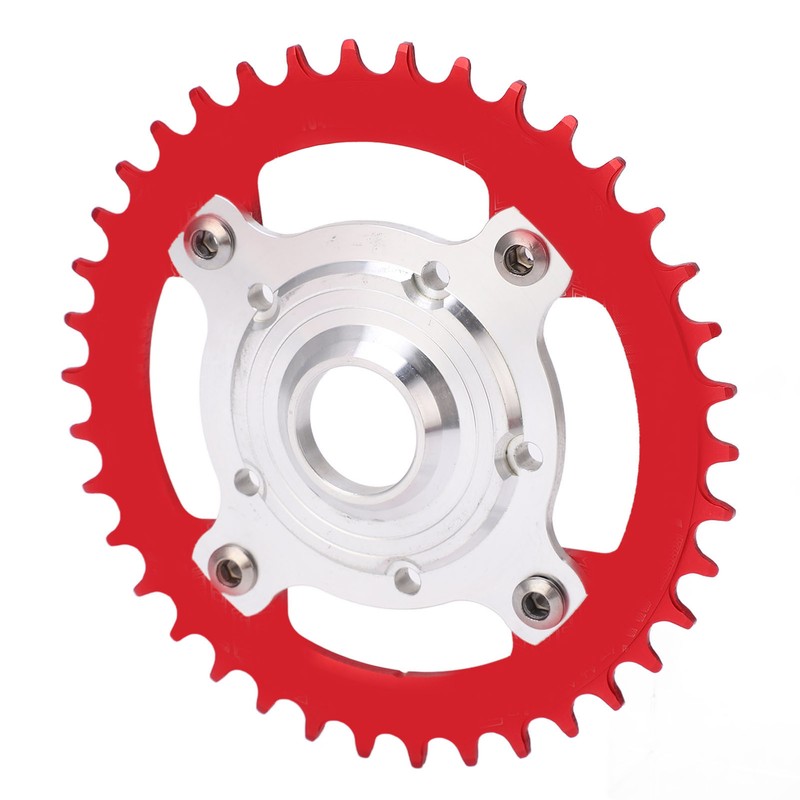 38T 104 BCD Electric Bike Chainring and Adapter Aluminum Alloy