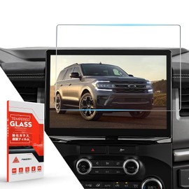 ASZSK Tempered Glass Screen Protector For Expedition 2024 2023 2022,12 Inch Protective Film Compatible With Ford F-150 Lightning 2022-2023,9H Anti-Scratch HD Clarity GPS Navigation SYNC Infotainment