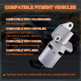 STZJAYE EGR Valve Replacement EGV1149 Compatible with Dodge Grand Caravan 2008-2010,for Volkswagen Routan 2009-2010,for Jeep Wrangler 2007-2011,Automotive Exhaust Gas Recirculation Valve Replacement