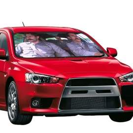 Funny Windshield Sun Shade for Car Sunshade for Car Windshield Covers Blocks Uv Rays Automotive Interior Sun Protection 51 X 27.5 in