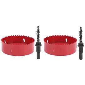 2 Sets BiMetal Hole Saw Cutter Set for Aluminum Board PVC Iron Sheet Hole Open 120165mm(85mm )