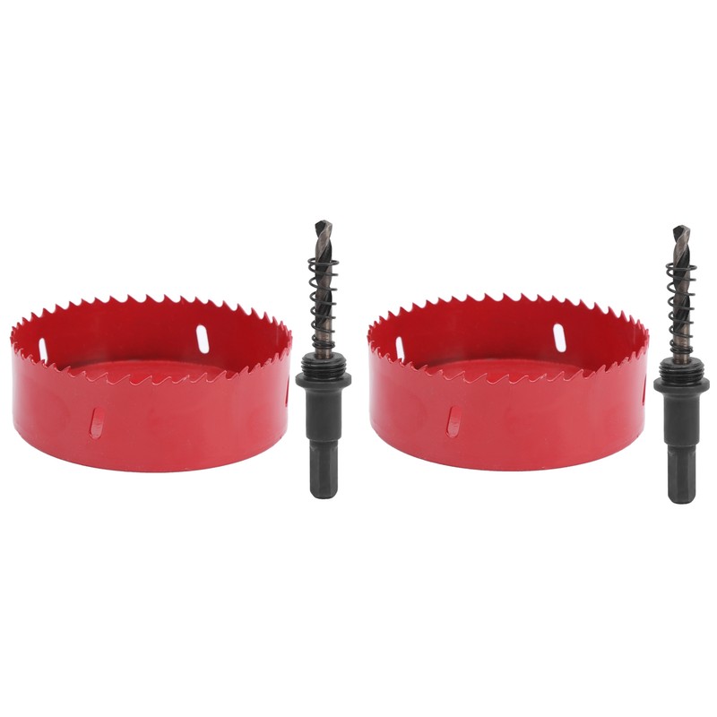 2 Sets BiMetal Hole Saw Cutter Set for Aluminum Board